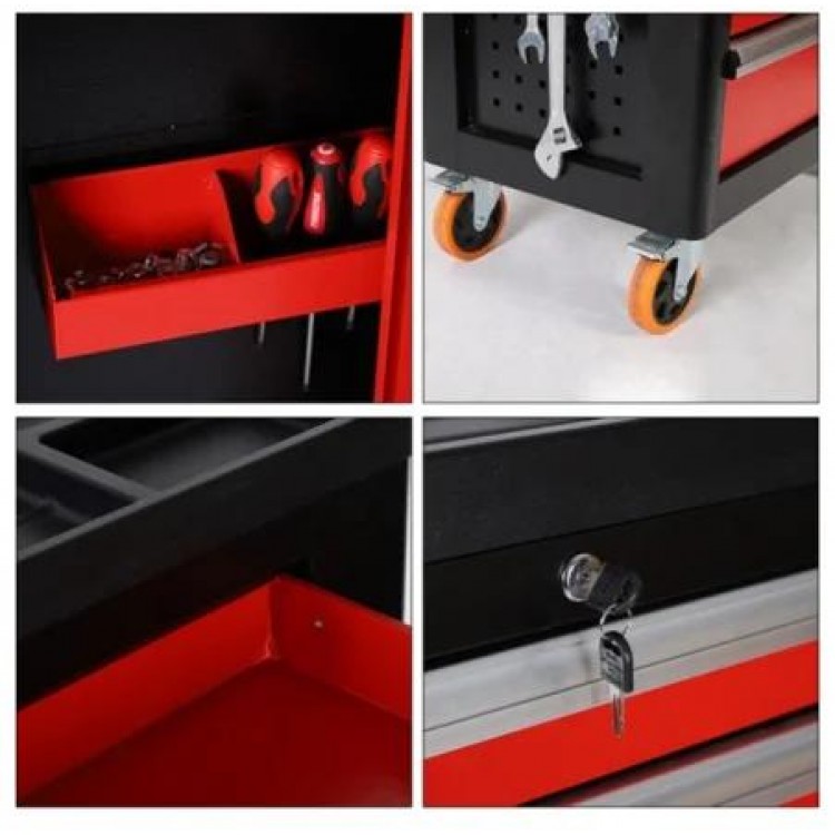 HYstrong Tool Storage/Tool Cabinets Heavy Duty Workshop with Drawers and Wheels HY-004