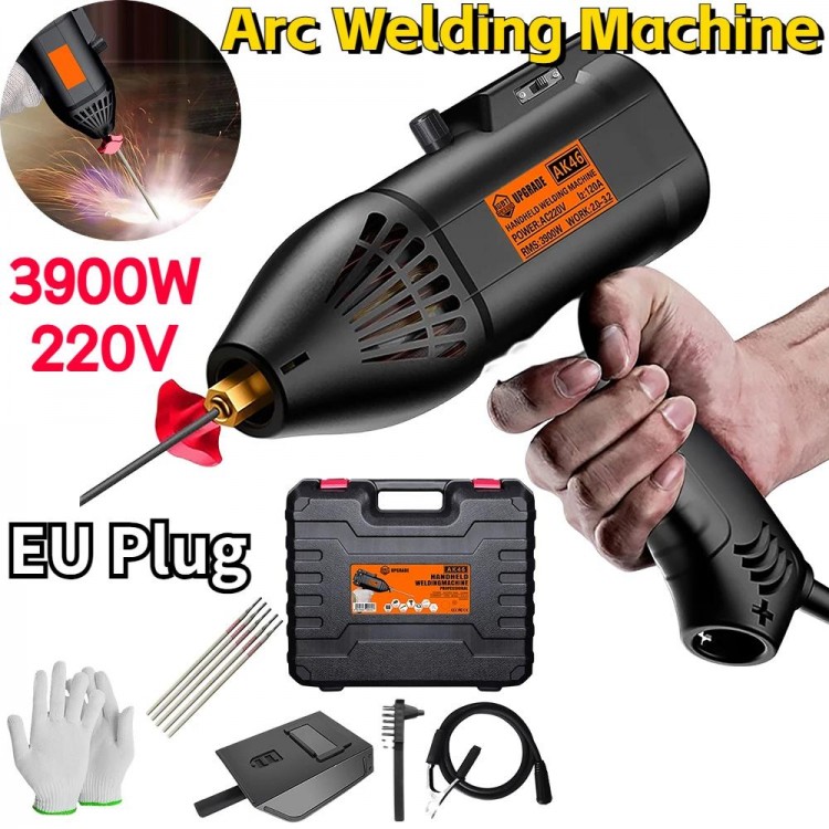 220V 3900W Arc Welding Machine DIY Intelligent Welder Electric Welding Machine Automatic Digital Adjustable Welding Equipment EU