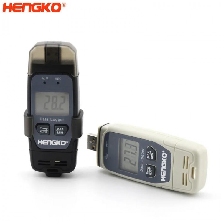 Mini Usb High Precision Measurement Humidity Temperature Instruments Collecting 65000 Data Smart Logger With Analysis Software