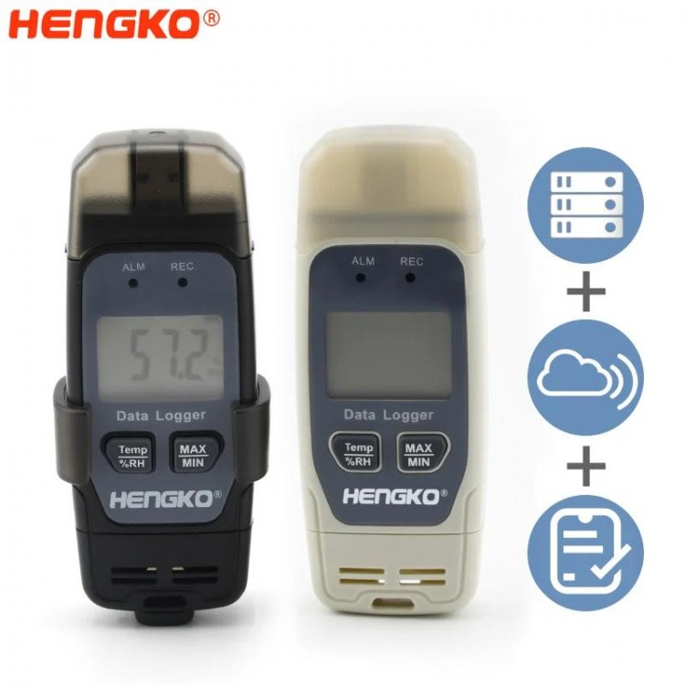 Mini Usb High Precision Measurement Humidity Temperature Instruments Collecting 65000 Data Smart Logger With Analysis Software