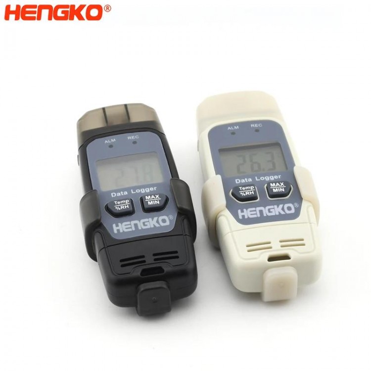 Mini Usb High Precision Measurement Humidity Temperature Instruments Collecting 65000 Data Smart Logger With Analysis Software