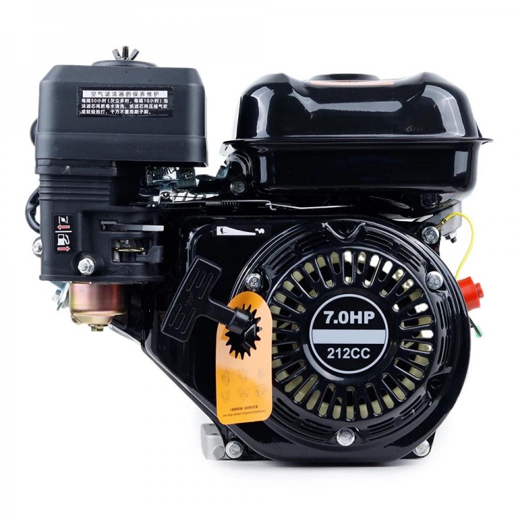 4-Stroke 210CC 7.0 HP Gas Engine Motor w/Electric Start Upgrade Version For Go Kart Pressure Washers Log Splitters 3600 RPM