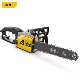 Deli Tools Electric Wood Cutting Machine 16 Inch Chain Saws For Garden Trimming Wood Cutter