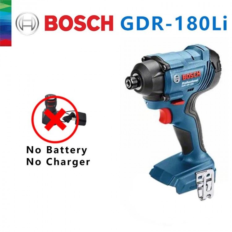 Bosch Rechargeable Impact Wrench GDR 180 LI 18V 160Nm Driver Electrical Impact Screwdriver Hand Drill Original Power Tools