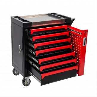 7 Drawer Garage Storage Box Workshop Trolley Heavy Duty Tool Cabinet 2024 Hot Sale