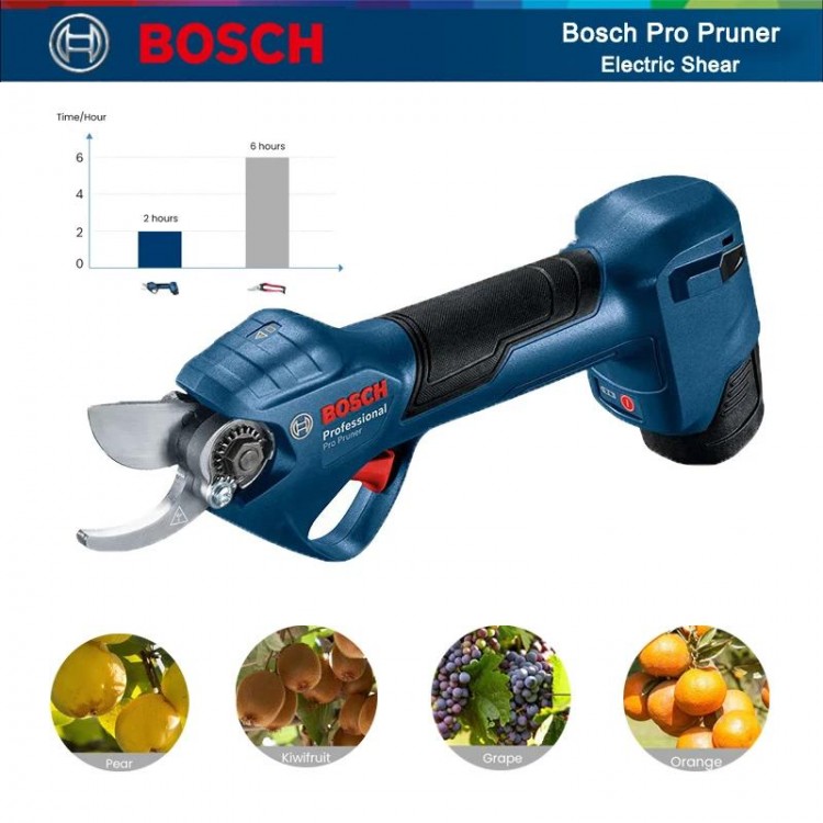 Bosch Pro Pruner Electric Shear Household Pruning Branch Cordless Pruning Shears Cutting Scissors Garden Cutting Power Tool