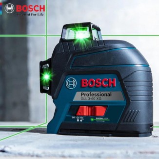 Bosch Laser Level 12 Line Green Vertical And Horizontal Measuring Tool Projection Line GLL3-60XG  For Home Decoration Outdoor