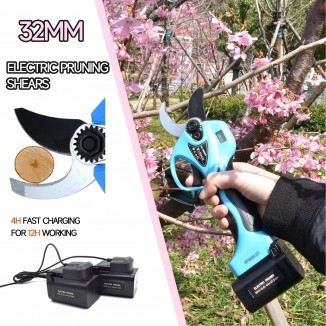 16.8V Cordless Pruner Lithium-ion Pruning Shear Efficient scissors Bonsai Electric Tree Branches garden tools electric SC-8608