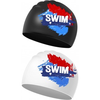 Children's Swimming Cap, Pack of 2, Child Swimming Cap, Girls, Boys