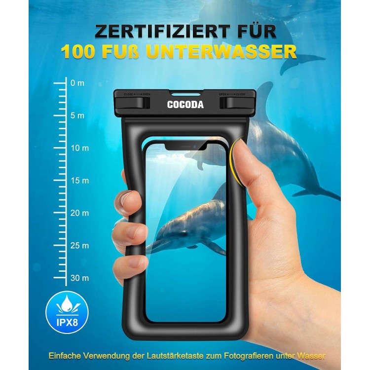Waterproof Mobile Phone Case, IPX8 Floating Waterproof Mobile Phone Case