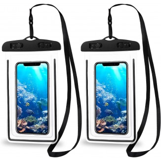 Waterproof Case Pack of 2 Universal Waterproof Mobile Phone Dry Bag