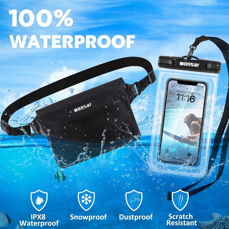 Waterproof Bag, Waterproof Mobile Phone Case Underwater, Waterproof Bag