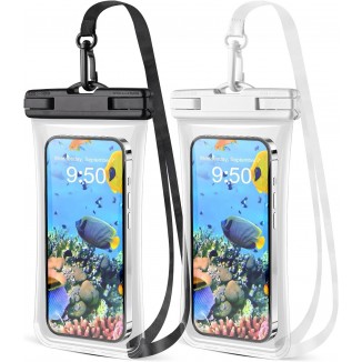 Waterproof Mobile Phone Case Pack of 2, IPX8 Underwater Mobile Phone Case