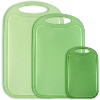 Plastic Chopping Board Set of 3 for the Kitchen, Kitchen Board