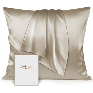Silk Pillowcase 80 x 80 cm, Apricot, 16 mm Silk Pillowcase Made from 100% Organic Mulberry Silk