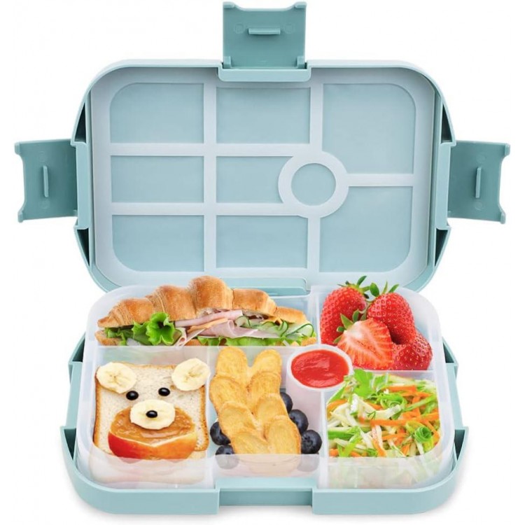 Children's Lunch Box with Compartments 1000 ml, Bento Box Lunch Box