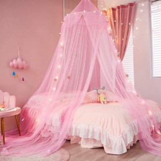 Bed Canopy with Fluorescent Lights Luminous Stars Bed Canopy Girls