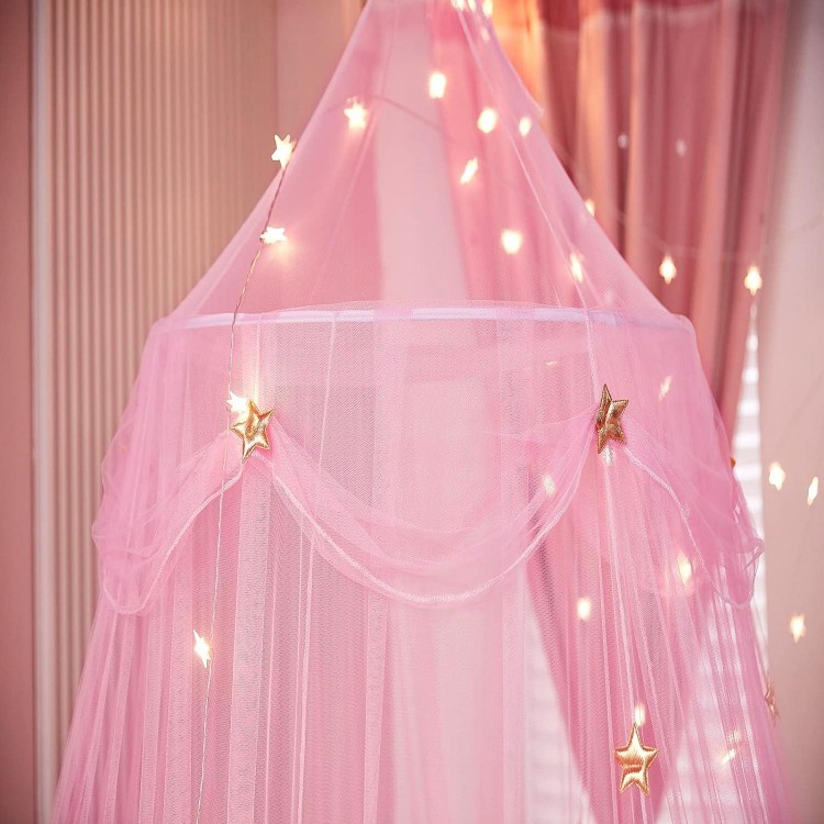 Bed Canopy with Fluorescent Lights Luminous Stars Bed Canopy Girls