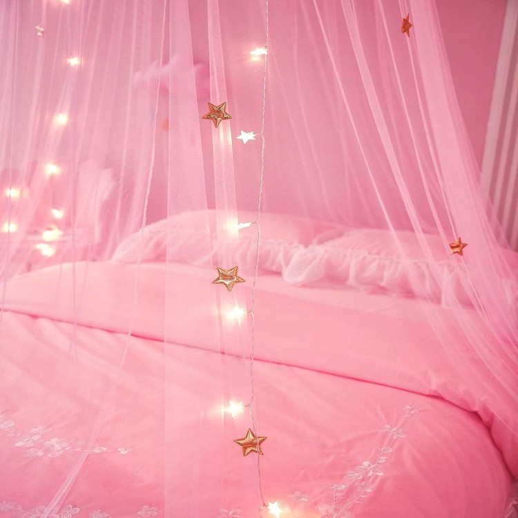 Bed Canopy with Fluorescent Lights Luminous Stars Bed Canopy Girls