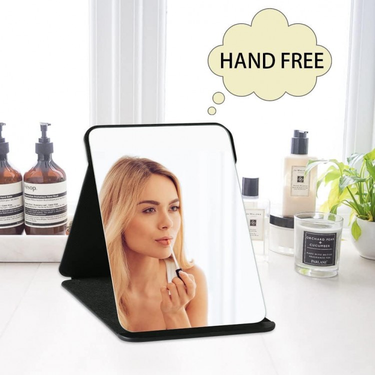Folding Travel Mirror, Foldable Make-up, Portable Cosmetic Mirror, Folding Travel Mirror