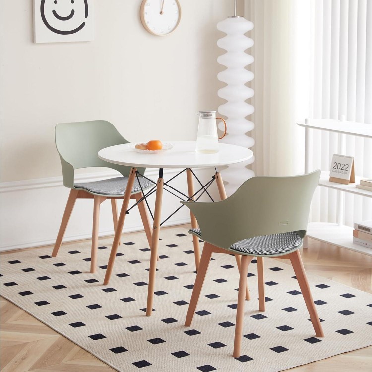 Set of 6 Nordic Kitchen Chairs, Dining Room
