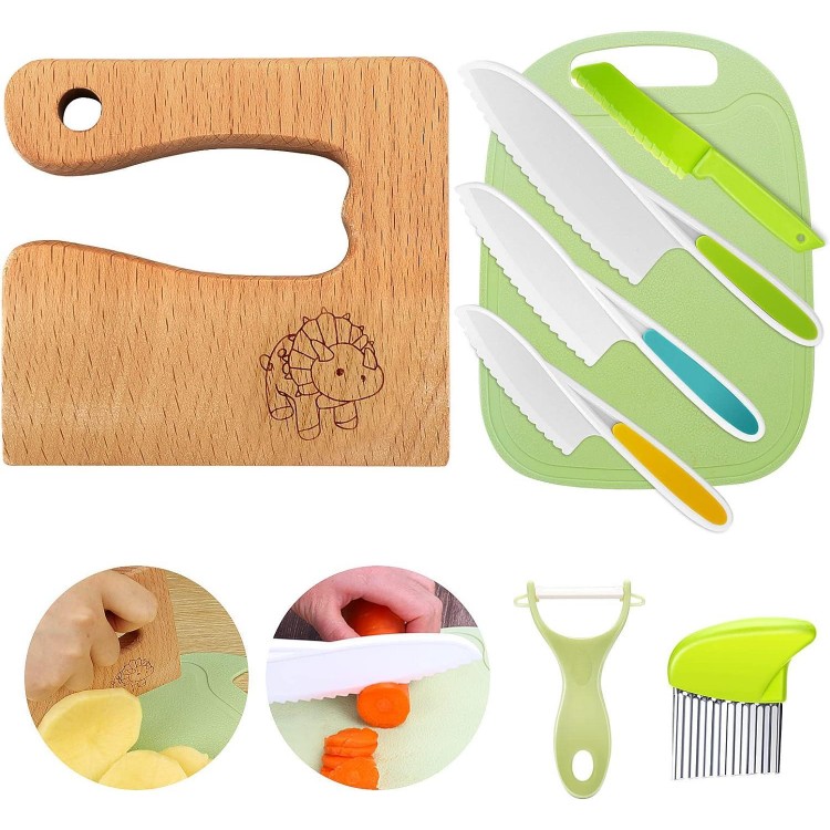 Children's Knife 8-Piece Kitchen Knife Set for