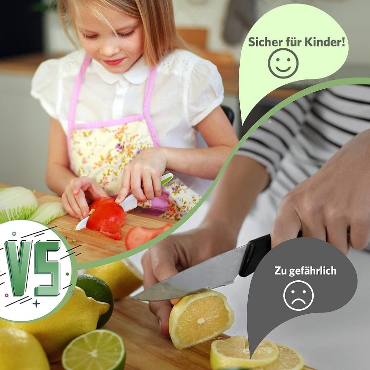 Children's Knife 8-Piece Kitchen Knife Set for