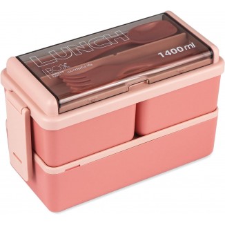 Adult Kids Bento Boxes Leakproof with Removable Compartments Lunch Box