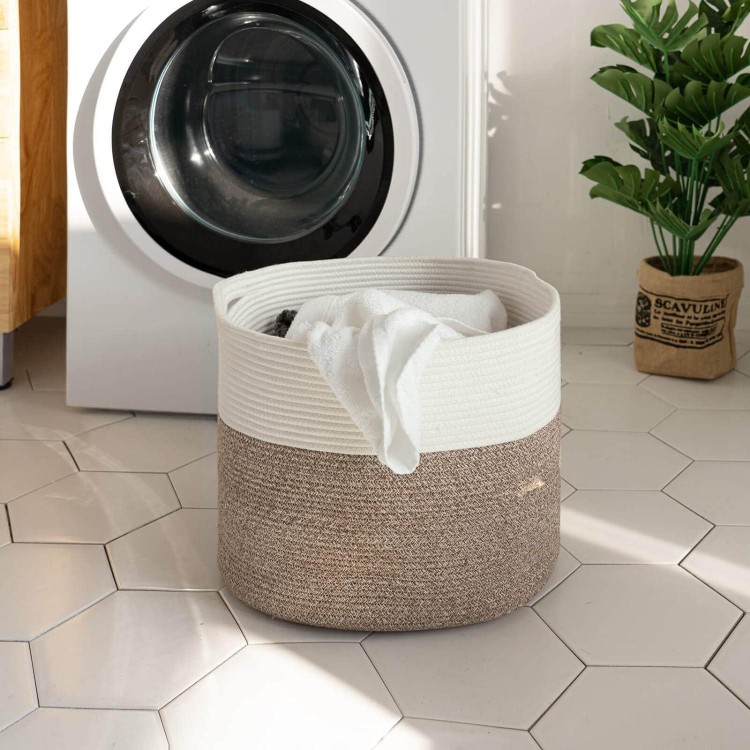 Cotton Storage Basket Laundry Basket