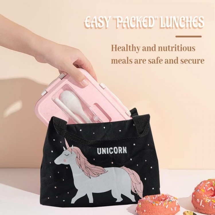 Cartoon Lunch Bags for Women, Thermal Bag Mini