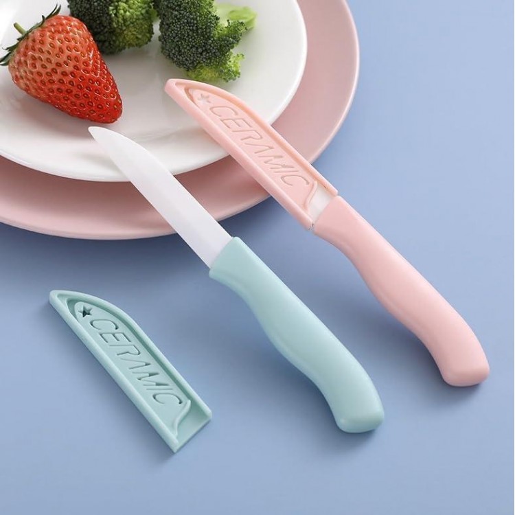 3 Piece Ceramic Knife Set, Kitchen Knife Set