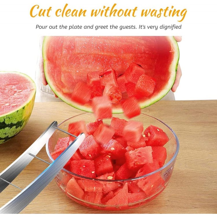 Melon Slicer, Stainless Steel, Watermelon Cutter