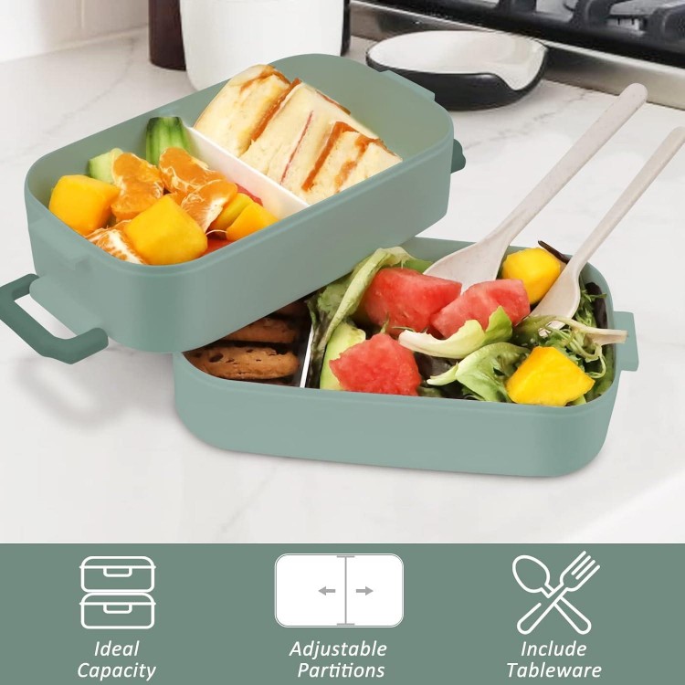 Adult Bento Lunch Box for Children, Lunch Box Children with Compartments