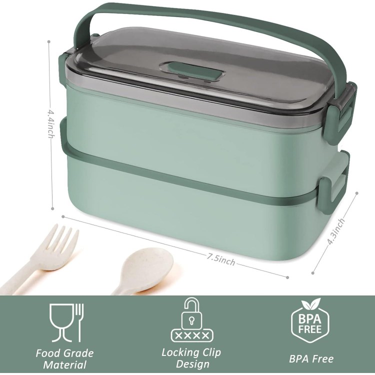 Adult Bento Lunch Box for Children, Lunch Box Children with Compartments