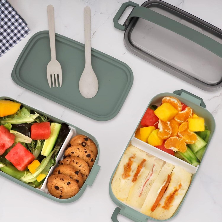 Adult Bento Lunch Box for Children, Lunch Box Children with Compartments