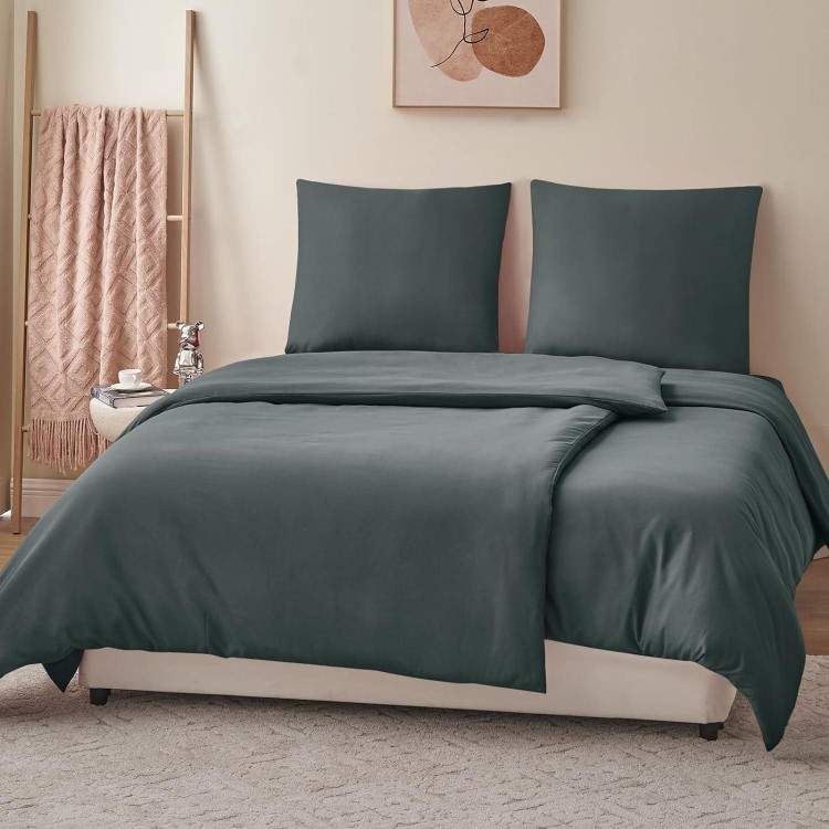 4-Piece Bed Linen, Made of Microfibre with Zip, Soft and Non-Iron