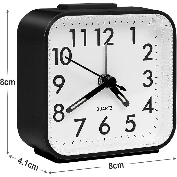 5 Inch Alarm Clock with Night Light, Bedside