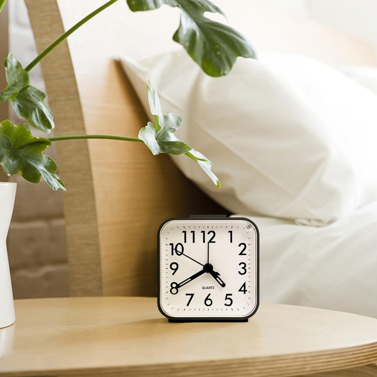 5 Inch Alarm Clock with Night Light, Bedside
