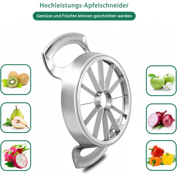 High Performance Apple Slicer, Upgraded Version with 12 Blades