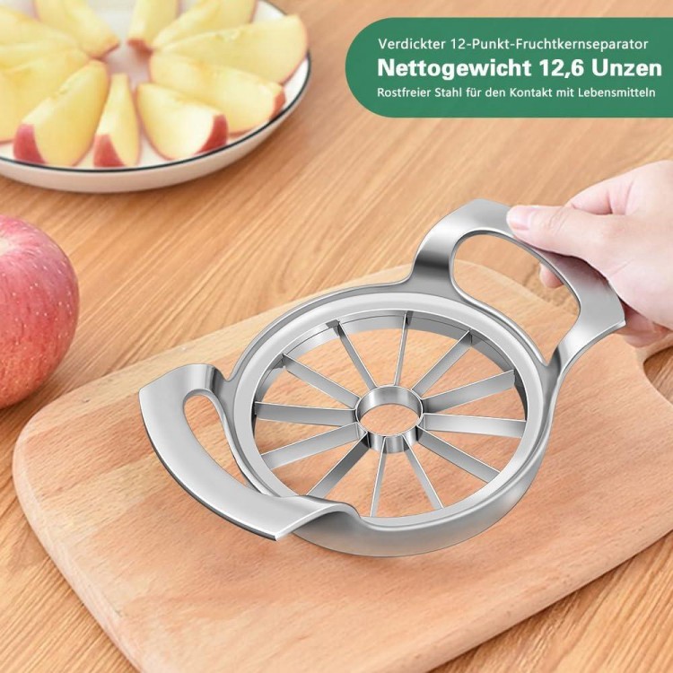 High Performance Apple Slicer, Upgraded Version with 12 Blades