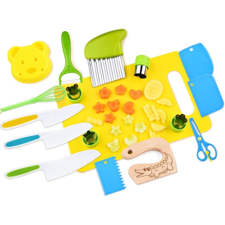 Children's Knife - 17-Piece Children's Safety Kitchen Knife