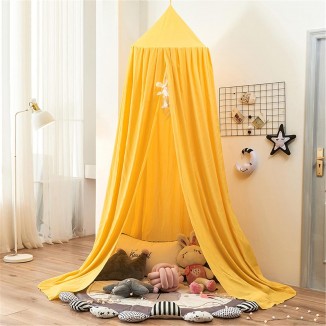 Children's Bed Canopy, Baby Bed Curtain, Hanging Round Princess Insect Net