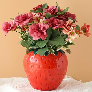 Strawberry Vase Decorative Living Room Modern Vases