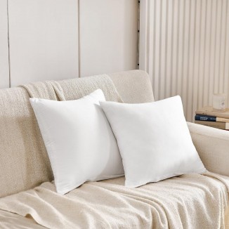 Cushion Cover 40 x 40 cm Cotton Set of 2 Soft and Breathable Cushion Covers 40 x 40 cm