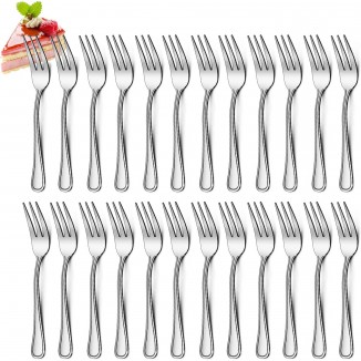 Cake Forks 24 Pieces, Gifcomda Stainless Steel Forks Set 5.71 Inches (14.5 cm)
