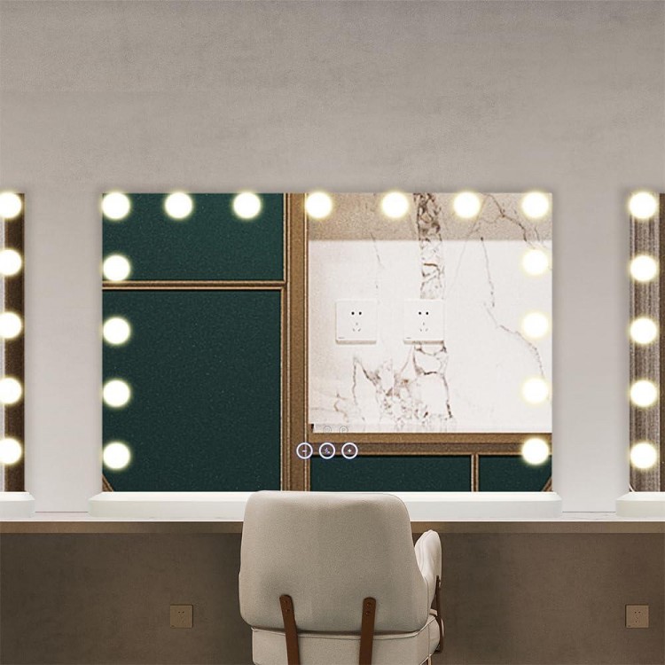 Hollywood Vanity Mirror with Lighting Dimmable Vanity Mirror Table Mirror Wall Mirror