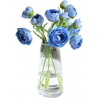 Vase for Flowers, Clear Glass Vase, Transparent, Modern Glass Vase