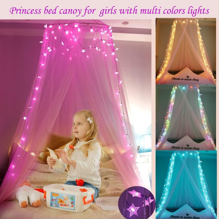 Bed Canopy with Lighting (60 x 250 cm)