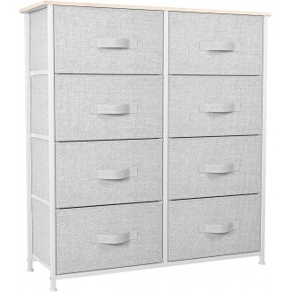 Chest of Drawers with 8 Drawers Fabric Storage Chest of Drawers