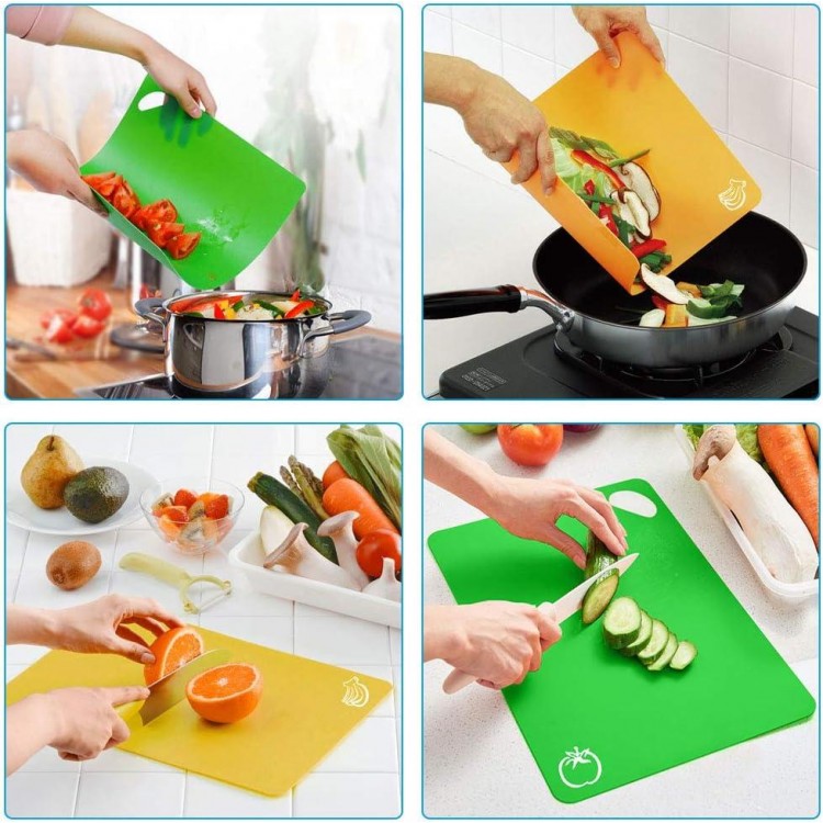 chopping board colour plastic chopping board with food icons
